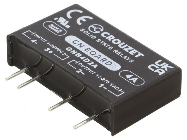 Releu Semiconductor de Curent Continu 4A 4&divide;30VDC GNB4D2A