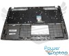 Tastatura Asus Neagra ROG GL502VMK cu Palmrest argintiu iluminata backlit, ROG GL502VML cu Palmrest argintiu