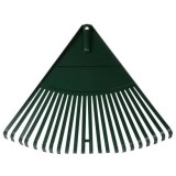 Grebla pentru frunze, gradina, fara coada, PVC, 22 dinti, 49 cm