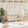 VidaXL Cadru de pat pentru copii, 70x140 cm, lemn masiv de pin 834501