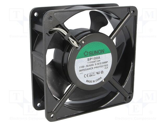 Ventilator AC axial SUNON 115VAC 120x120x38mm 199m3/h 50dBA