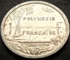 Moneda exotica 1 FRANC - POLYNESIE / POLINEZIA FRANCEZA, anul 2001 * Cod 1043, Australia si Oceania