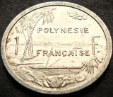 Moneda exotica 1 FRANC - POLYNESIE / POLINEZIA FRANCEZA, anul 2001 * Cod 1043