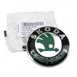 Emblema auto Skoda Octavia 1 (1U2/1U5) 1997-2010, Fabia 1 04.2000-03.2007, Felicia 1998-06.2001, fata , logo masca fata