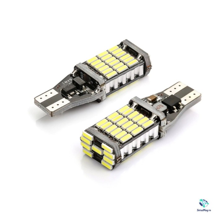 Set 2 Becuri Led Canbus T15 W16W