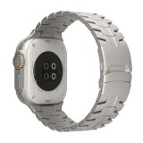 Curea Titanium Metal Bracelet pentru Apple Watch, 42/44/45/49mm, titanium