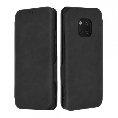 Husa pentru Huawei Mate 20 Pro, Techsuit, Safe Wallet Plus, Neagra foto