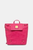 Juicy Couture rucsac POPPY femei, culoarea roz, mare, neted, BEJYF8790WVP