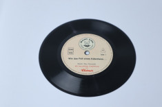 Disc de vinil 45 rpm - Foarte subtire - Guy Carondel foto