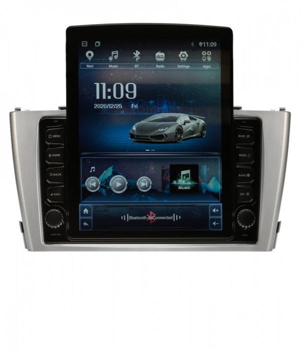 Navigatie Toyota Avensis 2003-2009 AUTONAV PLUS Android GPS Dedicata, Model XPERT Memorie 16GB Stocare, 1GB DDR3 RAM, Display Vertical Stil Tesla 10&quot;