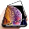 Husa Apple iPhone X, Magnetica 360 grade Negru , Perfect FIt cu spate de sticla securizata premium + folie de