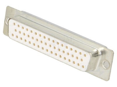 Conector D-Sub mamă aurit, 50 pini foto