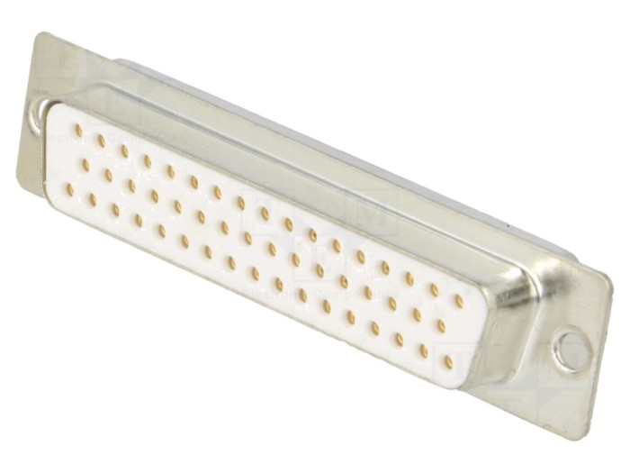 Conector D-Sub mamă aurit, 50 pini