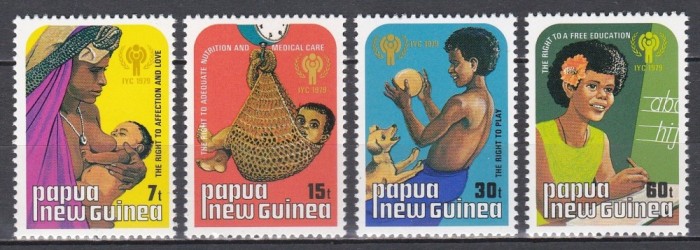 Papua Noua Guinee 1979 - Anul Internațional al Copilului, MNH