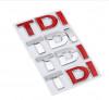 Emblema auto TDI metal cu adeziv inclus sticker VW Volkswagen Golf Polo etc, Universal