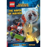 LEGO&reg; DC Super Heroes(tm): Maven of Mayhem Activity Book (with Harley Quinn(tm) LEGO Minifigure and Megaphone)