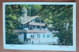 Carte postala, Sinaia Castelul Foisor, perioada interbelica