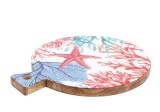 Cumpara ieftin Platou servire lemn multicolor Maela 39 x 29 x 2,5 cm
