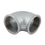 Cot fonta zincata, FI - FI, 1 1/4&quot;, 90 grade
