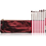 NABLA Cosmetics Ruby set de pensule pentru machiajul ochilor cu sac