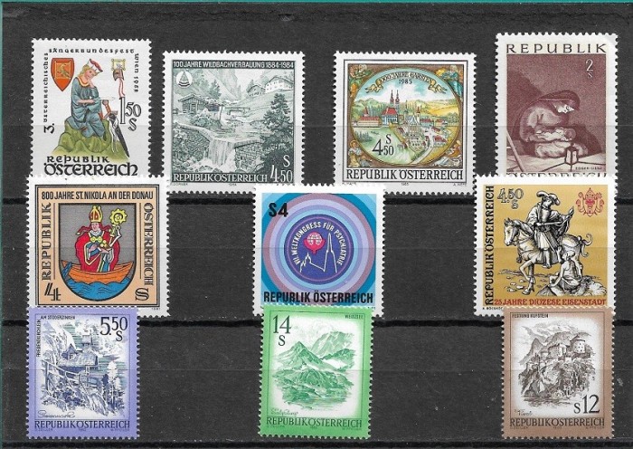 C5977 - lot timbre nestampilate MNH Austria
