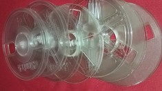 7 BUCATI ROLE PT. MAGNETOFON DIN PLASTIC ( goale fara banda ) 18 CM sony scotch orwo