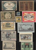 Set#9 12 notgeld diferite (cele din imagini), Europa
