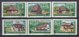 ROMANIA 1989 LP 1215 ARHITECTURA TRADITIONALA SERIE STARE MNH