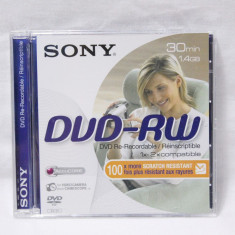 Mini DVD DVD-RW 8 cm SONY 1-2X 1.4 GB / 30 min pentru camere video - nou