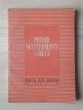 Primii materialiști greci (trad. A. Frenkian)