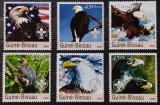 BC113, Guinea-Bissau 2003, serie fauna, pasari rapitoare