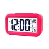 Ceas cu termomentru si alarma rosu, Autohelix MSA