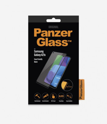 PanzerGlass - Geam Securizat Case Friendly pentru Samsung Galaxy A21s, black foto