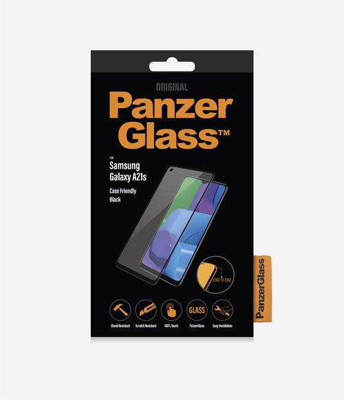 PanzerGlass - Geam Securizat Case Friendly pentru Samsung Galaxy A21s, black