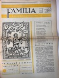 Revista Familia cultura nr 3 noiembrie 1965 25 pagini 42x30cm limba romana coperti brosate