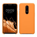 Husa Kwmobile pentru OnePlus 6, Portocaliu, Silicon, KWM0000099A031C, Carcasa