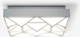 Plafoniera LED Kelektron Diamond, 50W, alb, dimabil, telecomanda