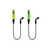 Set hangeri cu lanț Delphin COLOR, 2 buc/set, verde+galben