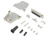 Conector D-Sub 25-Pin Mamă pe Cablu Encitech, Negru, Ecranat