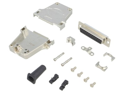 Conector D-Sub 25-Pin mamă, pe cablu foto