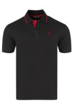 Tricou Barbati U.S. POLO ASSN. King Antracit Bumbac Guler Polo Nasturi Casual Original