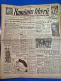 ziarul romania libera 1 noiembrie 1945 - vizita generalului eisenhower la moscova