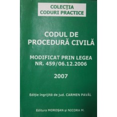 CODUL DE PROCEDURA CIVILA