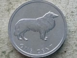 INSULELE COOK-1 CENT 2003 (Border Collie), Australia si Oceania, Aluminiu