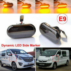 Lampi LED semnalizare dinamica compatibila Opel Vivaro (2001-2014)