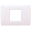 Rama Hoff BL-40802, 2 module, alb, pentru priza / intrerupator