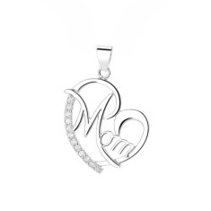 Pandantiv argint 925, JW1599, model mama, placat cu rodiu