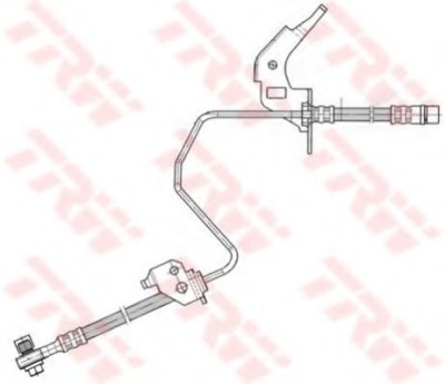 Conducta / cablu frana OPEL ASTRA G Hatchback (F48, F08) (1998 - 2009) TRW PHD567 foto
