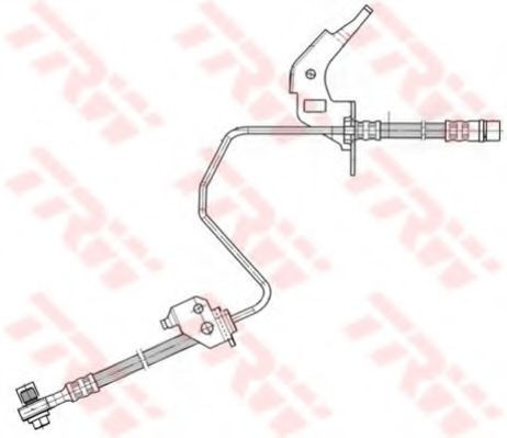 Conducta / cablu frana OPEL ASTRA G Combi (F35) (1998 - 2009) TRW PHD567