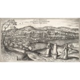 Plan Cluj, Georg Braun, Franz Hogenberg, 1618, 50x70cm, repro